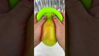 Cutting Open Mystery Slime BALL Satisfying Video ASMR! ️ #shorts #fidgets #asmr