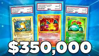 THE $350,000 POKEMON CARD OPENING! (RIDICULOUS PULLS...)