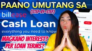 PAANO UMUTANG SA BILLEASE CASHLOAN (TARA WITHDRAW) | MAGKANO INTEREST?