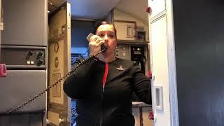 Southwest Airlines flight attendant chokes up thanking Honor Flight veterans