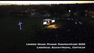 Hommeltuig montage van die Lewende Woord Midrand Sonopkomsdiens by Laerskool Rooihuiskraal 2022