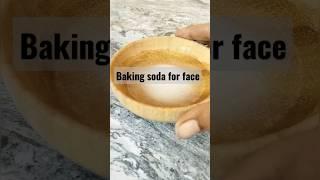 Baking soda for face #skincare #glow #ytshorts #shorts