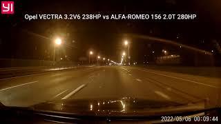 OPEL VECTRA B 3.2 V6 vs ALFA ROMEO 156 2.0T