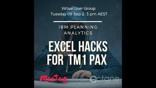 TM1 PA hacks for Excel  how to use Dynamic Arrays and other cool features !