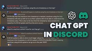 Create a Chat GPT ChatBot in Discord 