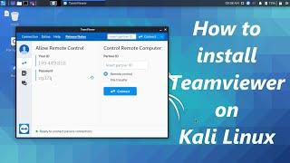 How to install TeamViewer on Kali Linux