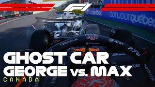 Russell And Verstappen's Battle For Pole! Ghost Car Lap Comparison | 2025 Canadian Grand Prix