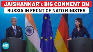 Jaishankar's Explosive Russia Comment In Front Of NATO Minister Amid PM Modi Peace Push | Ukraine