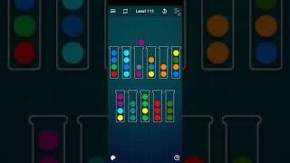 Ball Sort Puzzle  Level 111 || GAMEPLAY ||PLEASE SUBSCRIBE MY CHANNEL 