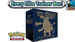 Opening Every Elite Trainer Box Made - XY Ancient Origins - Pokemon TCG Unboxing