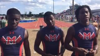 Manatee High's 4x100 boys relay team zooms to region title