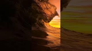 laughable funny memes video satisfying ocean wave during sunset watch until the end tiktok