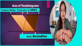 How to make TLM on Theorems of Area of parallelogram।Theorems of Area Activity of two parallelograms