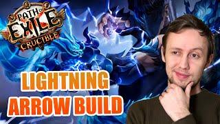 LAST ARCHER STANDING Lightning Arrow 3.21 Build Guide For Deadeye Path Of Exile Crucible