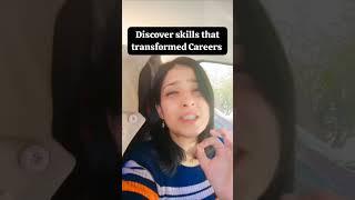 Discover Skills that transformed Careers! #career #skills #students