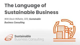 The Language of Sustainable Business
