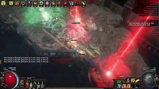 PoE 3.11 Tornado Chieftain T16 + Einhar - Raw Footage - "hotaka PAD's Saqawal Build"