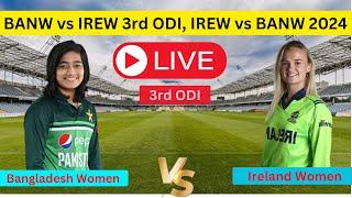 Bangladesh Women vs Ireland Women Live | 3rd ODI Match |  Live Cricket Match Today