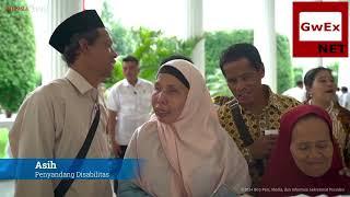 Open House di Istana Antusiasme warga membludak ada sedikit ricuh tapi warga senang bertemu presiden