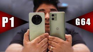 Realme P1 vs Moto G64 | Crazy 5G Phone Under 15000 | #Trueview | Gizmo Gyan