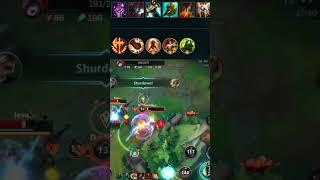INSANE RIVEN 1v3 OUTPLAY in Wild Rift #shorts
