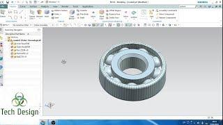 Unigraphics NX- Remastering Example Bearing || Parametric Modeling || Advanced Modeling.