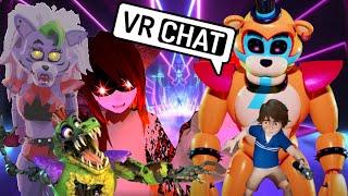 FNAF Security Breach VR Vs VRtale Chara! Part 2! VRchat RP!