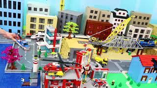 Construction Blocks Cars in a Big City