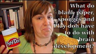What do blank paper, sponges and Play-doh have to do with brain development?