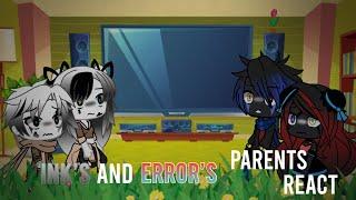 Ink and Error’s Parents React To Memes! // (Part 2/?)