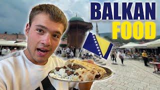 Ein Tag essen in SARAJEVO, Bosnien!