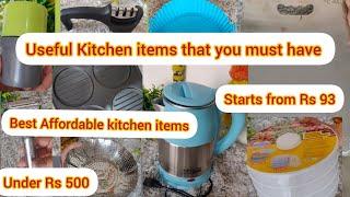 Useful Kitchen items that you must have | Meesho kitchen products | starts from Rs 93| PurnimaManral