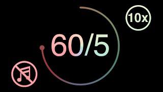 60/5 - 60 Minute Timer - 5 Minute Break - Pomodoro Countdown Timer