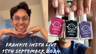 Frankie Rodriguez & Rebecca Galarza Instagram Live Freeland Nail Painting Party 15th September 2024