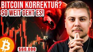 Bitcoin Korrektur! So Weit Geht Es! #bitcoin #trading