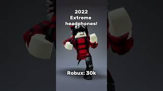 My Roblox Avatar Evolution…