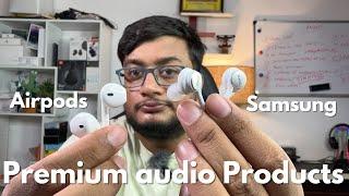 Apple airpods vs Samsung AKG || Premium earphones from Samsung & Apple