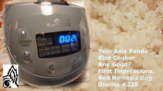 Yum Asia Panda Rice Cooker. Any Good? First Impressions. Red Nemesis Dog Diaries #220