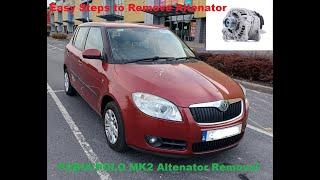 Remove Alternator From Skoda Fabia VW POLO MK2 1.2L Petrol Engine