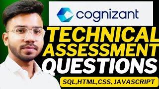 Cognizant Technical Assessment Questions | Cognizant Technical Round Questions