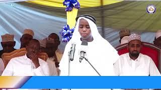 Isack Kulow  Sheto , The late MP's Son's beautiful Qur'an recitation during opening of Masjidu Rowla