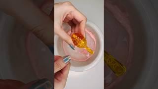 Cute Lip Gloss into Slime! #satisfying #makeupslime #lipgloss #cute #viral #shortvideo #shorts