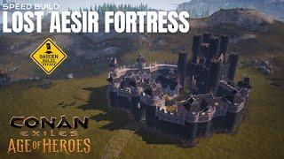 Conan Exiles: Lost Aesir Fortress (Speed Build/ No Mods)