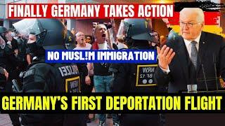 Finally Happened: Germany’s First Deportation Flight: No Muslim Immigration: Many Muslims Going Home