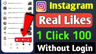 How To Get Free Instagram Likes Without Login || Instagram Par Like Kaise Badhaye 2024