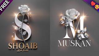 How To Create 3D Name Art Dp With White Rose And Diamond | 3d Brand Logo Design | Photoediting #meta