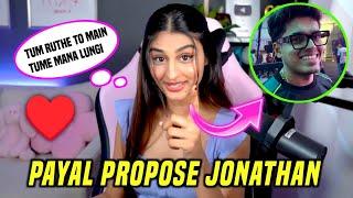 Payal Gaming Propose Jonathan ️ Payal and Jonathan Best Duo of IGC || jonathan payal love story 