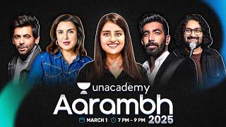 Experience the BEST Educational Festival with Unacademy Aarambh 2025