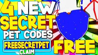 ALL 4 *NEW SECRET* PET CODES in CLICKING LEGENDS! (ROBLOX CODES)