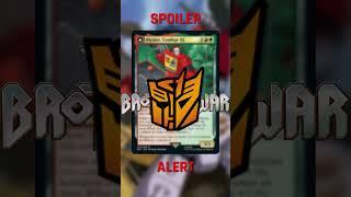 Magic Spoilers! The Brothers' War | Transformers | Blaster, Combat DJ #shorts